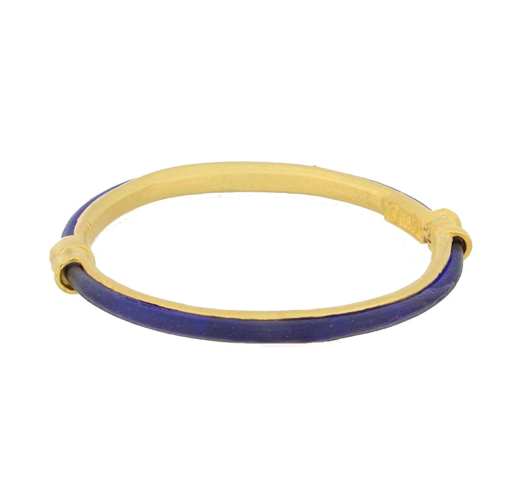 Cobalt Bubble Magnetic Bangle Bracelet by Michael Michaud