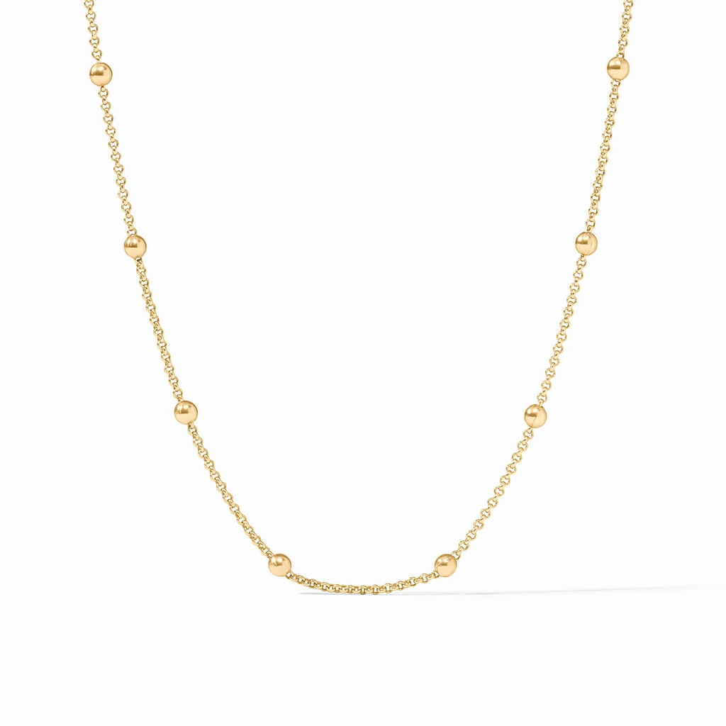 Solara Delicate 18.5" Gold Station Necklace
