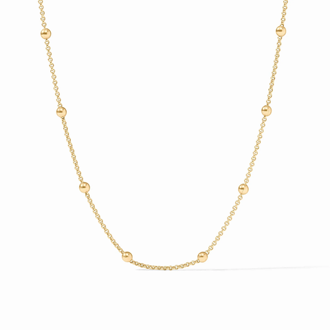 Solara Delicate 18.5" Gold Station Necklace