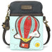 Hot Air Balloon Cellphone Crossbody in Blue