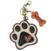 Paw Print Coin Purse and Key Chain in Ivory by Chala