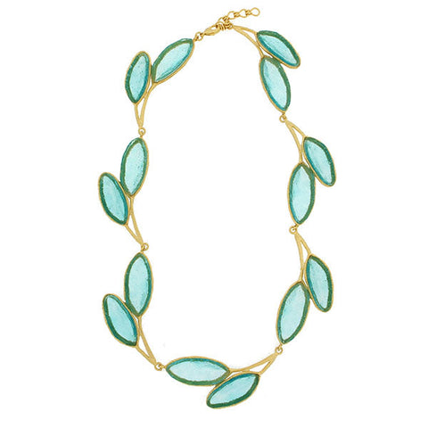Sage 16 Inch Adjustable Statement Necklace by Michael Michaud