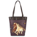 Horses Deluxe Everyday Tote in Plum by Chala