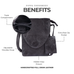 Pippa Leather Crossbody in Moss