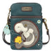 Manatee Cellphone Crossbody in Turquoise by Chala