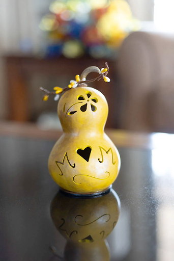 Mother's Day Silhouette Miniature Gourd