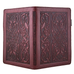 Celtic Hounds Mini Leather Portfolio in Wine