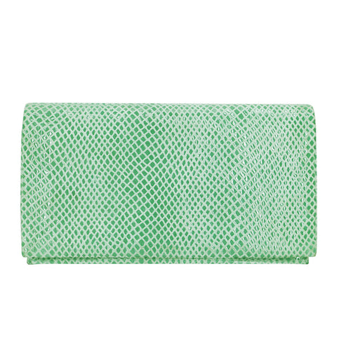 Gio Leather Wallet in Sea Glass