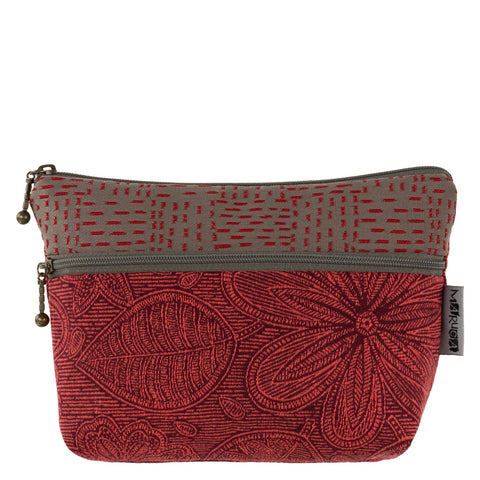 Maruca Cosmetic Bag in Mehndi Red