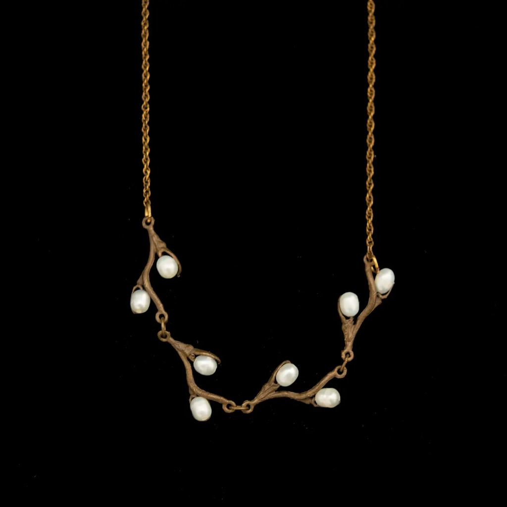 Pussy Willow 16 Inch Adjustable Contour Chain Necklace by Michael Michaud