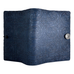 Large Leather Journal - Triskellion Knot in Navy