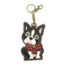 Boston Terrier Coin Purse and Key Chain by Chala