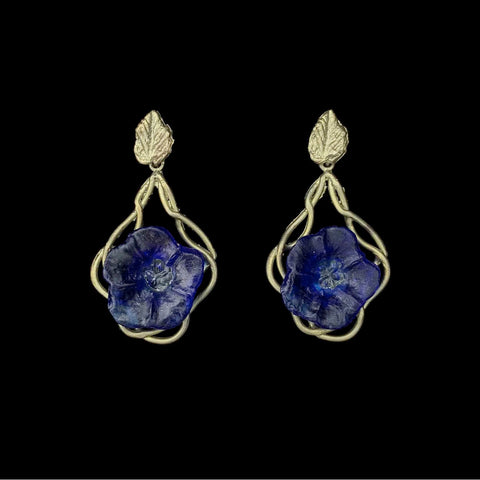Morning Glory Post Earrings by Michael Michaud
