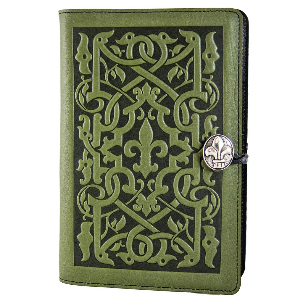 Large Leather Journal - The Medici in Fern