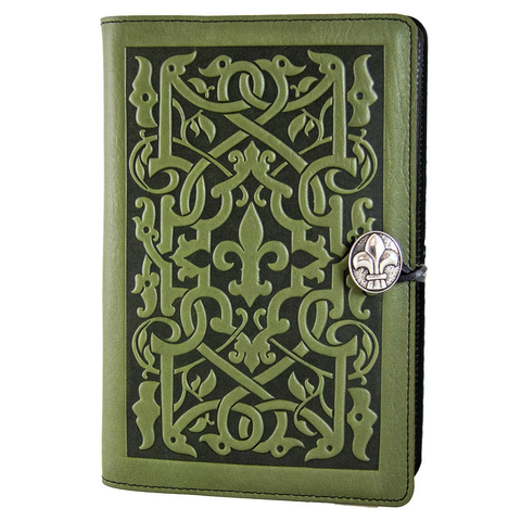 Large Leather Journal - The Medici in Fern