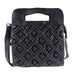 Tess Leather Crossbody in Black