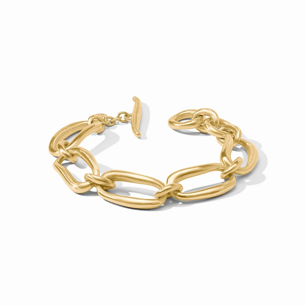 Wave Link Gold Bracelet by Julie Vos