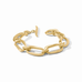 Wave Link Gold Bracelet by Julie Vos