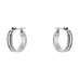 Sterling Silver Hoop with Tiny Braiding Earrings
