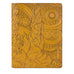 Leather Composition Notebook - Van Gogh Sky in Marigold