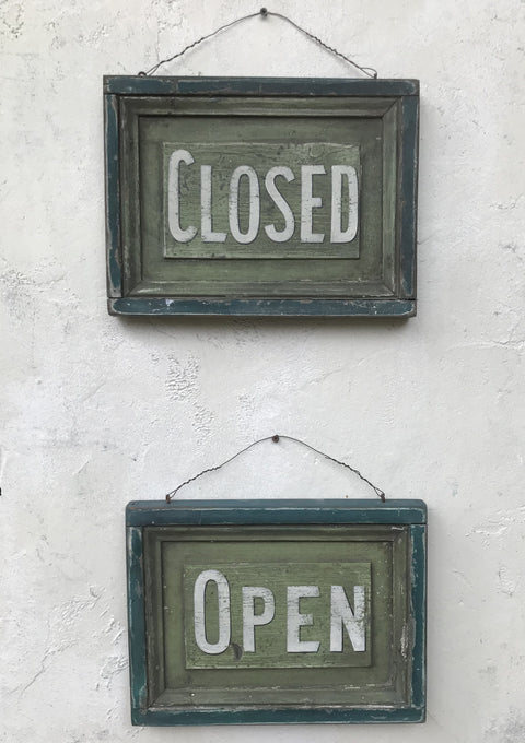 Open-Closed (2-Sided) Americana Art