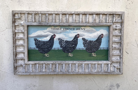 3 French Hens Americana Art