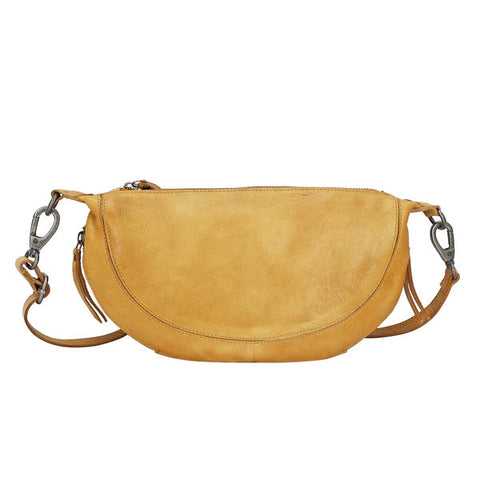 Crosby Leather Crossbody in Camel