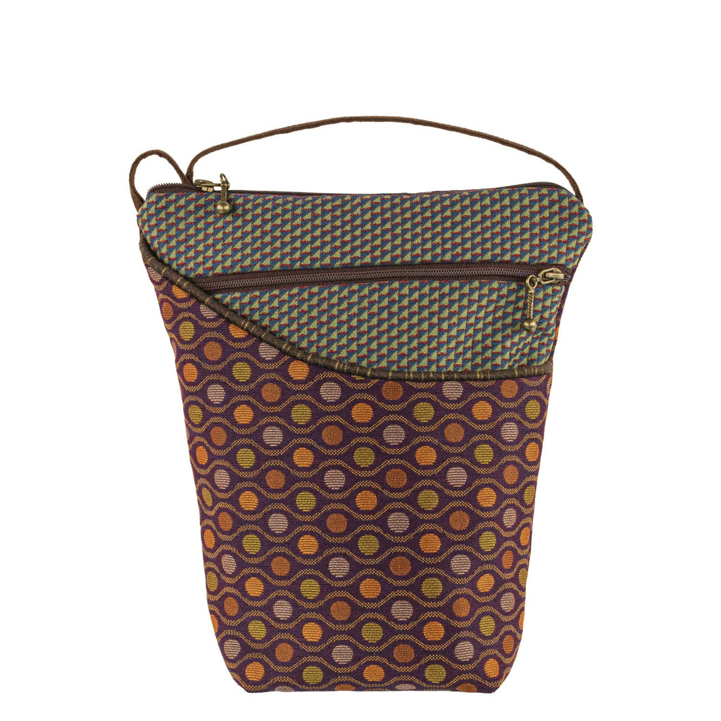 Maruca City Girl Handbag in Peacock Wine