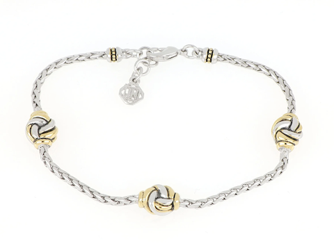 Infinity Love Knot Collection - Triple Knot Strand Bracelet by John Medeiros