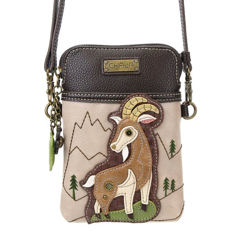 Goat Cellphone Crossbody in Ivory