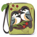 Chickadee Zip-Around Wallet in Green by Chala