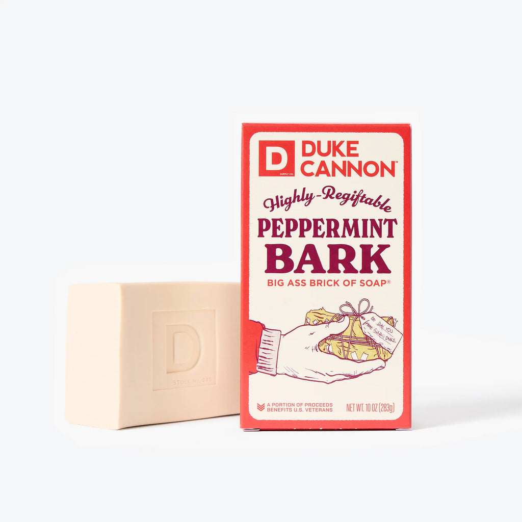 HIGHLY REGIFTABLE PEPPERMINT BARK SOAP