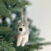 Husky Dog Wool Ornament