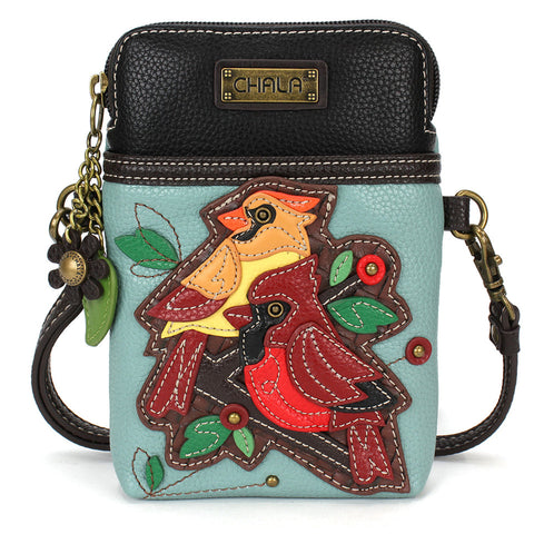 Cardinal Group CellPhone Crossbody in Blue by Chala