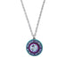 Lavender La Dolce Vita Round Pendant Necklace by Firefly Jewelry