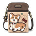 Corgi Cellphone Crossbody in Ivory by Chala
