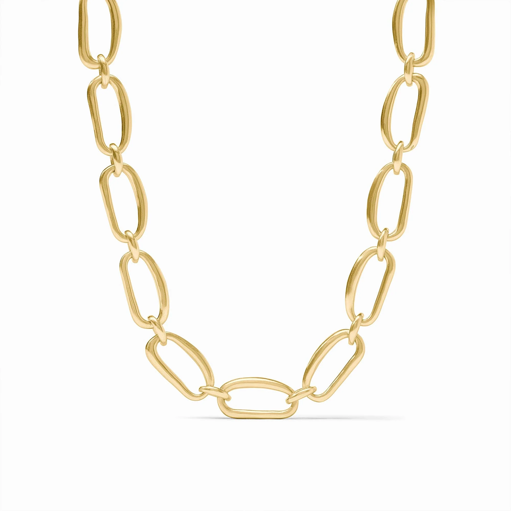 Wave Link Gold Necklace by Julie Vos