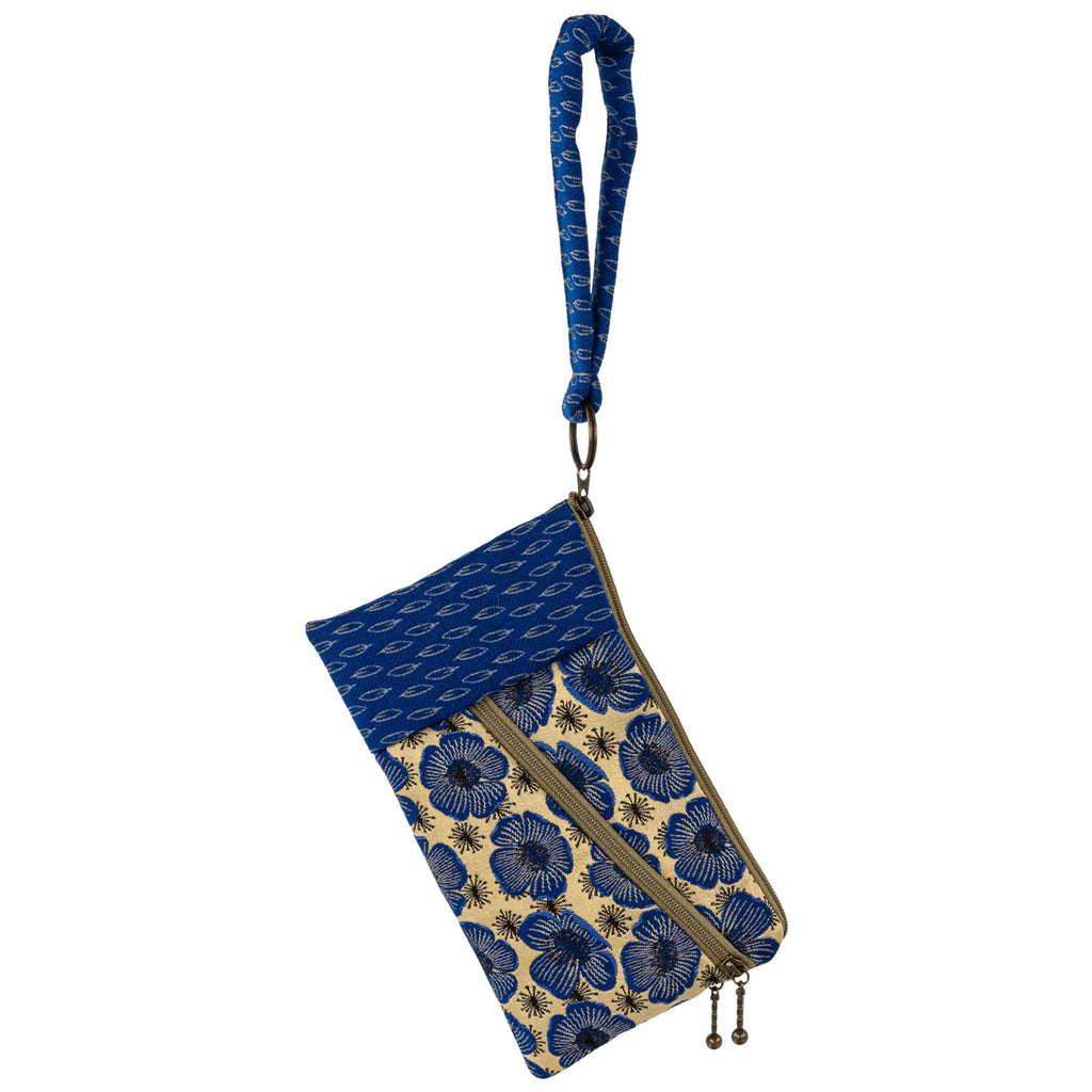 Maruca Beetle Wristlet in Poppy Blue
