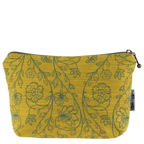 Maruca Cosmetic Bag in Filigree Gold