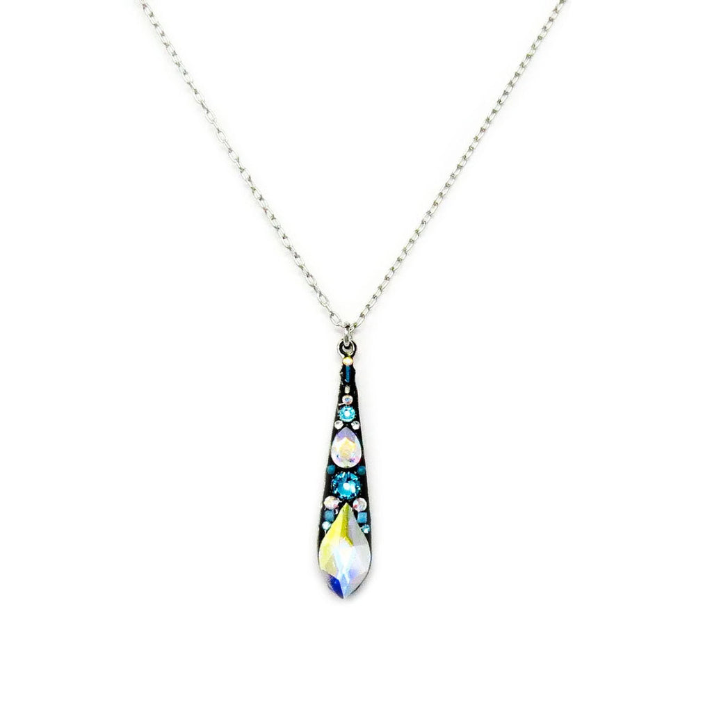Ice Gazelle Pendant Necklace by Firefly Jewelry