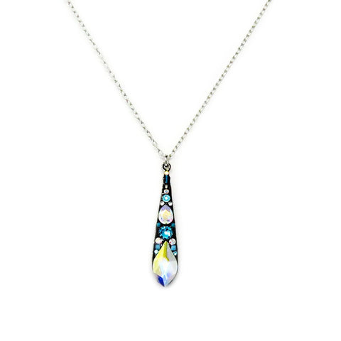 Ice Gazelle Pendant Necklace by Firefly Jewelry