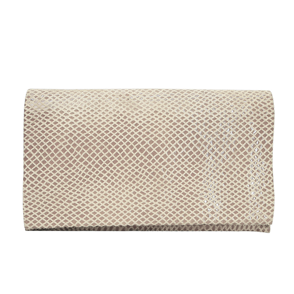 Gio Leather Wallet in Cream