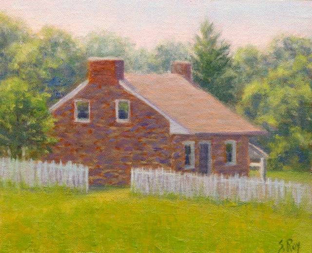 Mary Thompson House (Lee's Headquarters) Gettysburg by Simonne Roy