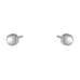 Sterling Silver Simple Stud Earrings with Mother of Pearl