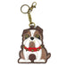 Bulldog Coin Purse and Key Chain by Chala
