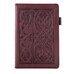 Celtic Hounds Mini Leather Portfolio in Wine