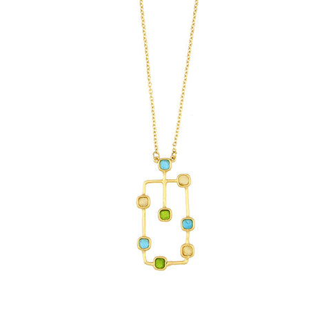 Fragment 16 Inch Adjustable Large Pendant Necklace by Michael Michaud