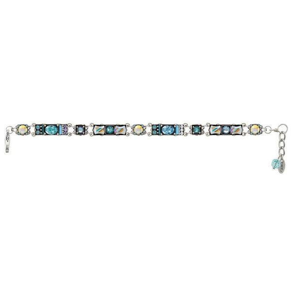 Light Blue Architectural Bracelet by Firefly Jewelry