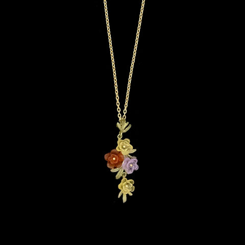 Mums 16 Inch Adjustable Pendant Necklace by Michael Michaud