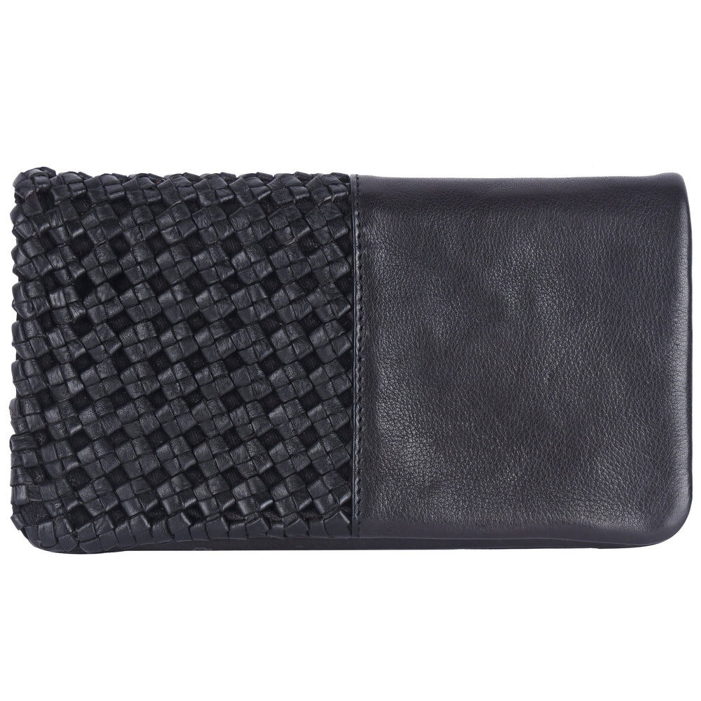 Whitney Leather Wallet in Black